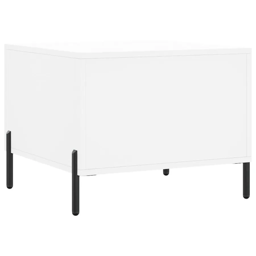 Tables basses 2 pcs blanc 50x50x40 cm bois d'ingénierie - 9