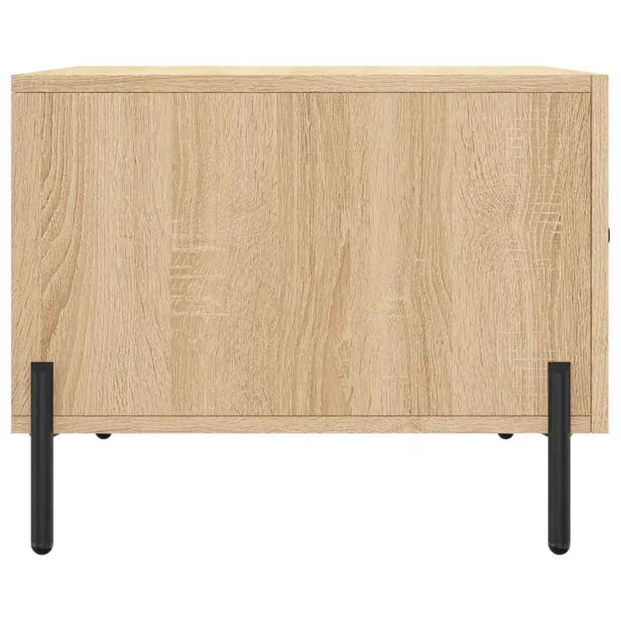 Table basse Chêne sonoma 50x50x40 cm Bois d'ingénierie - 7