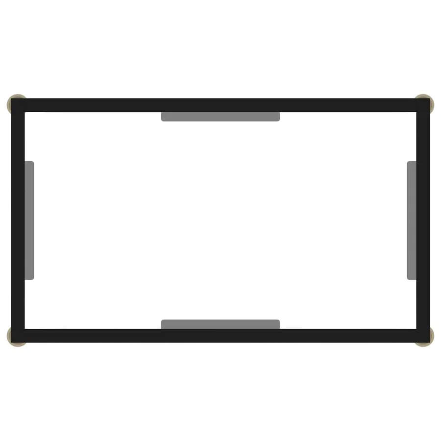 Table console Transparent 60x35x75 cm Verre trempé - 4