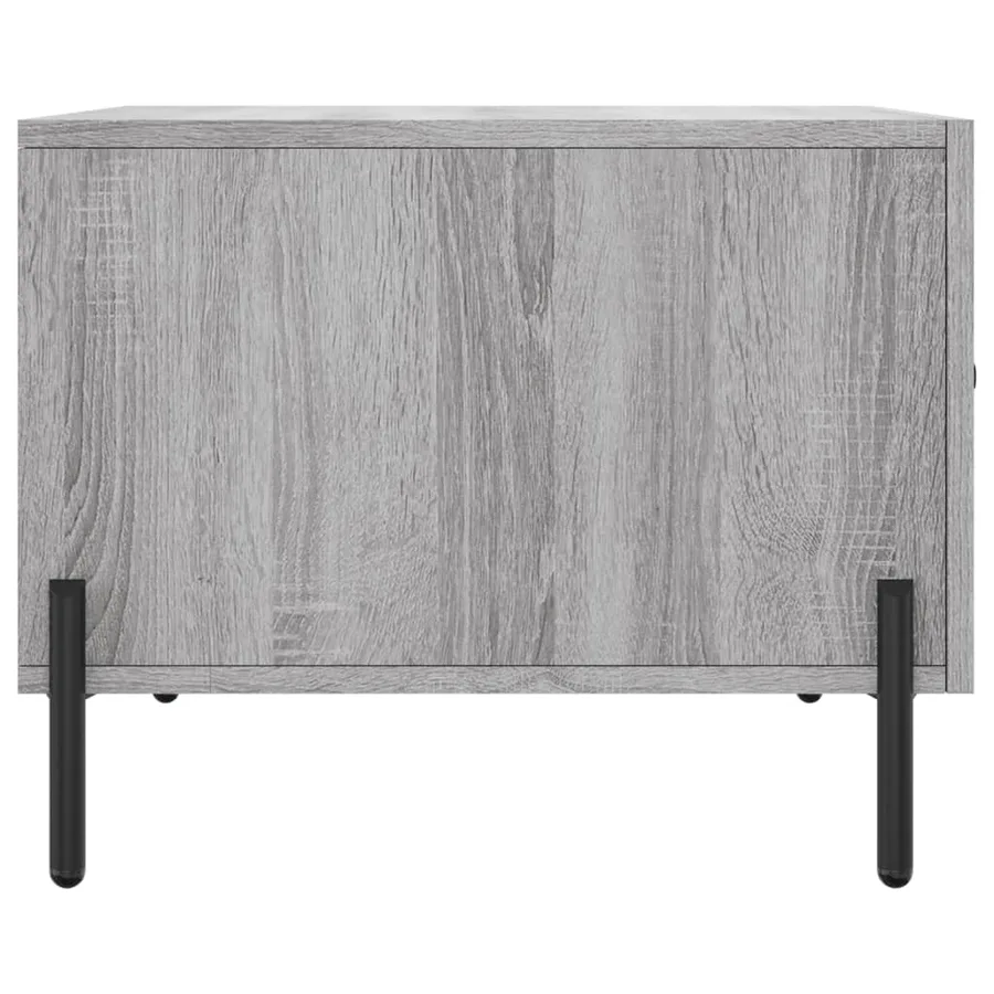 Table basse Sonoma gris 50x50x40 cm Bois d'ingénierie - 7