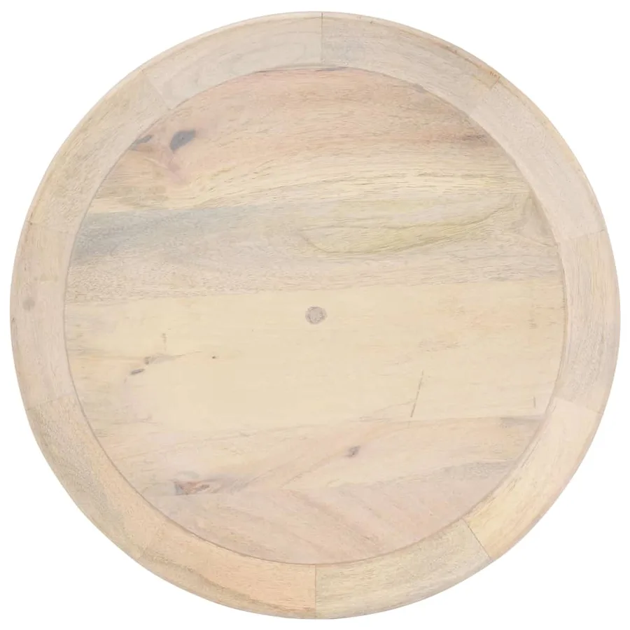 Table d'appoint Ø50x55 cm Bois de manguier massif - 2