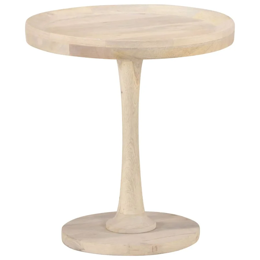 Table d'appoint Ø50x55 cm Bois de manguier massif - 5