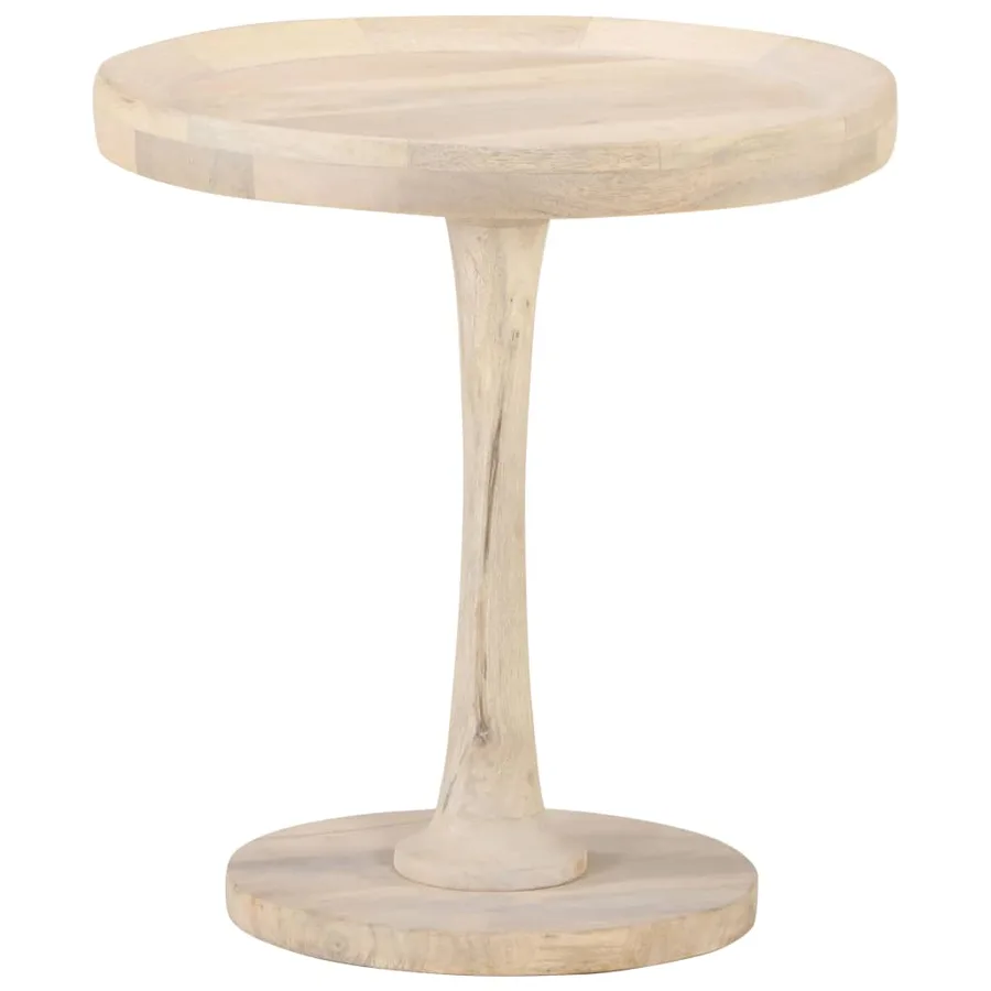 Table d'appoint Ø50x55 cm Bois de manguier massif - 6