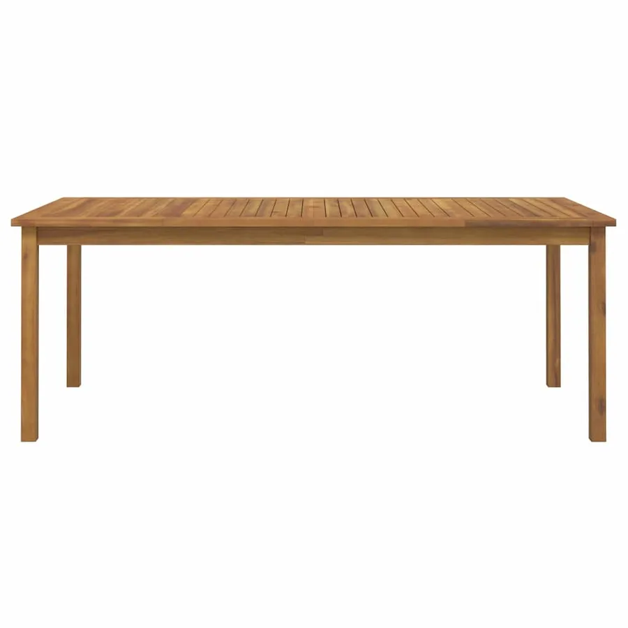 Ensemble à manger de jardin 7 pcs Bois d'acacia solide - 7