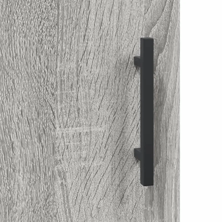 Buffet sonoma gris 100x36x60 cm bois d'ingénierie - 10