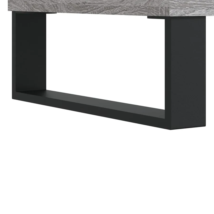 Buffet sonoma gris 100x36x60 cm bois d'ingénierie - 11