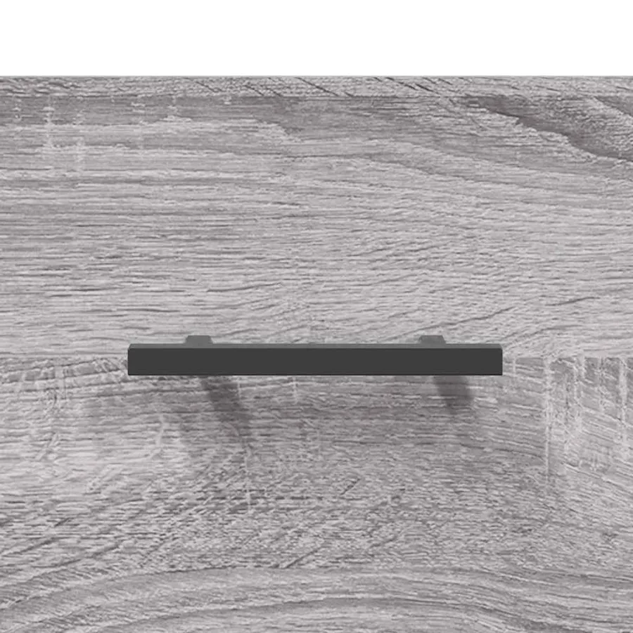 Buffet sonoma gris 100x36x60 cm bois d'ingénierie - 9