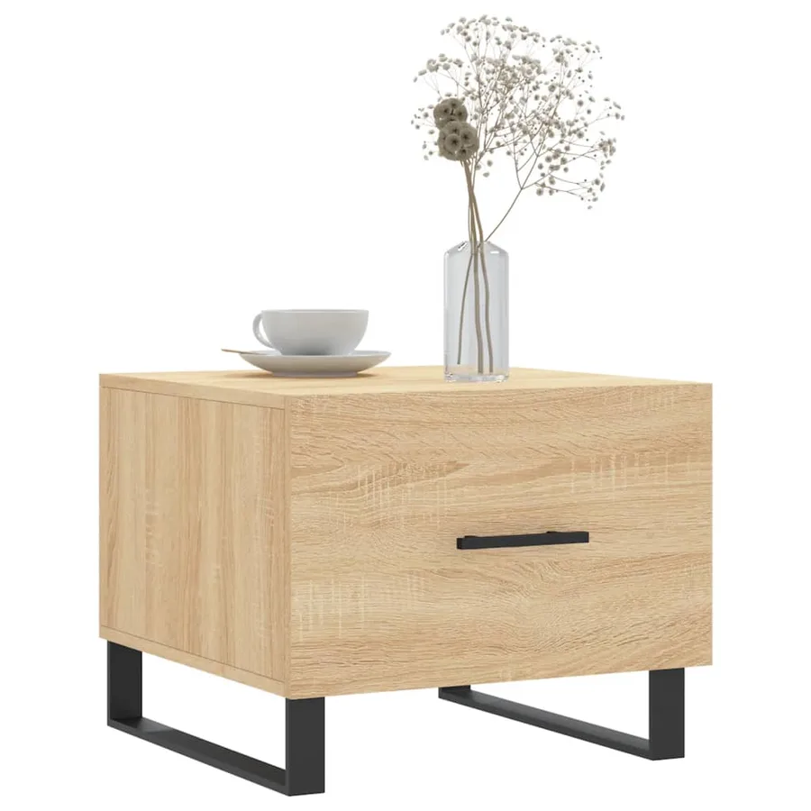 Tables basses 2 pcs chêne sonoma 50x50x40 cm bois d'ingénierie - 3