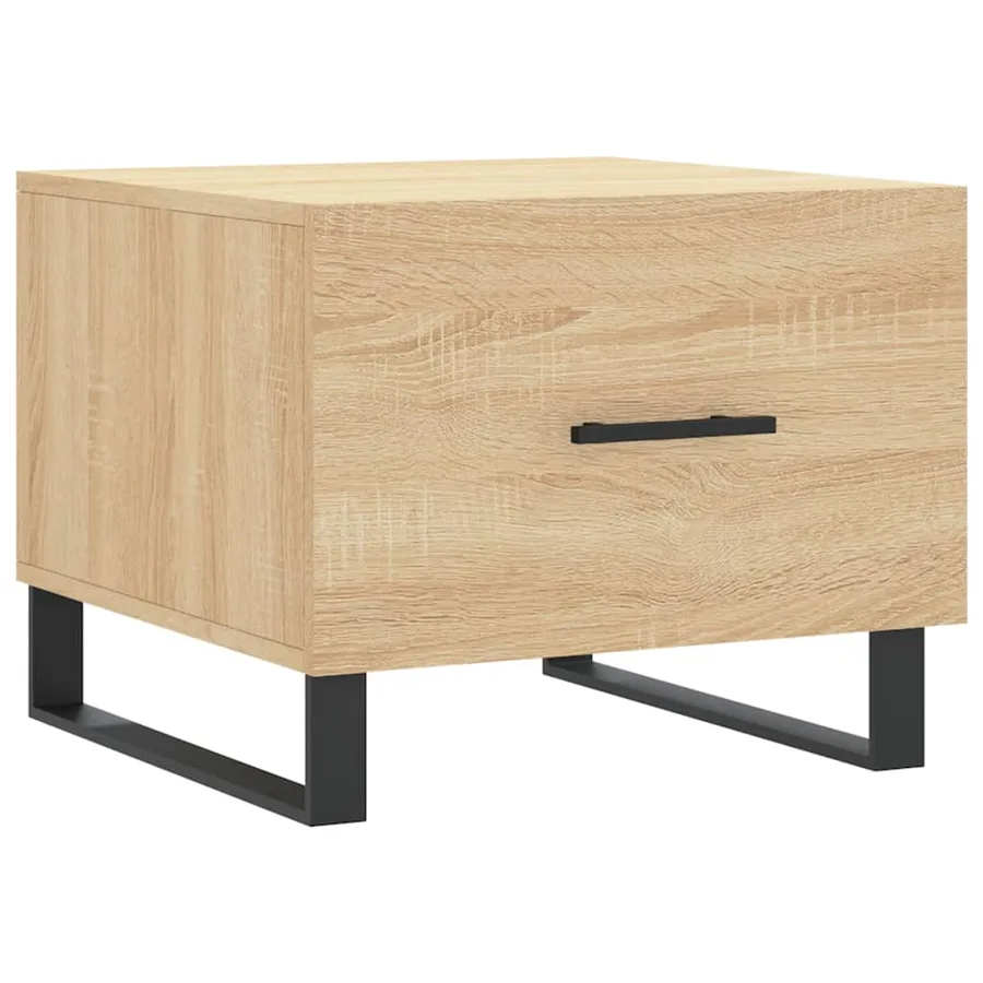 Tables basses 2 pcs chêne sonoma 50x50x40 cm bois d'ingénierie - 5