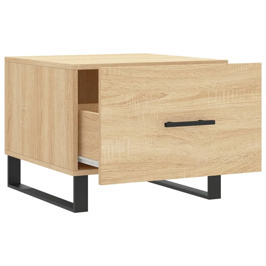 Tables basses 2 pcs chêne sonoma 50x50x40 cm bois d'ingénierie - 7