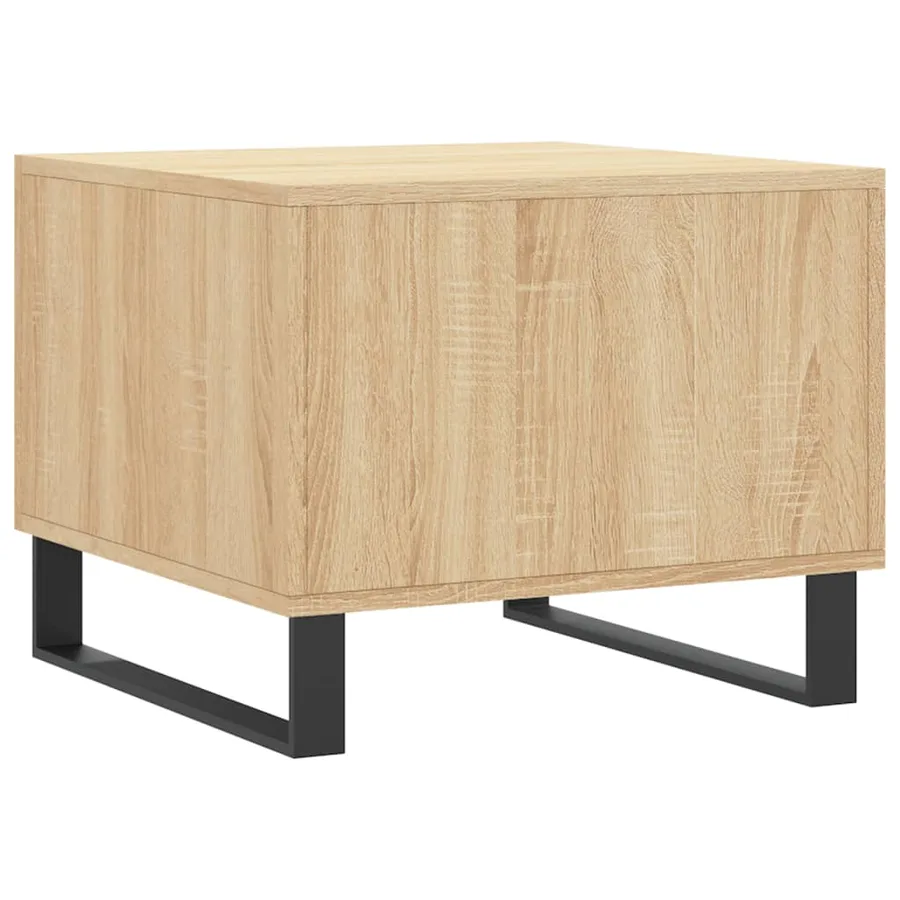 Tables basses 2 pcs chêne sonoma 50x50x40 cm bois d'ingénierie - 9
