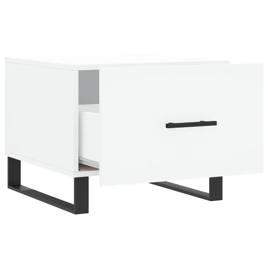 Tables basses 2 pcs blanc 50x50x40 cm bois d'ingénierie - 7