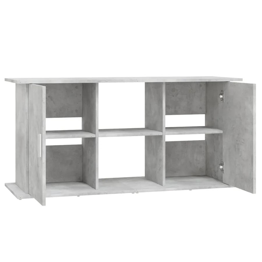 Support d'aquarium en béton gris 121 x 41 x 58 cm Bois d'ingénierie - 6