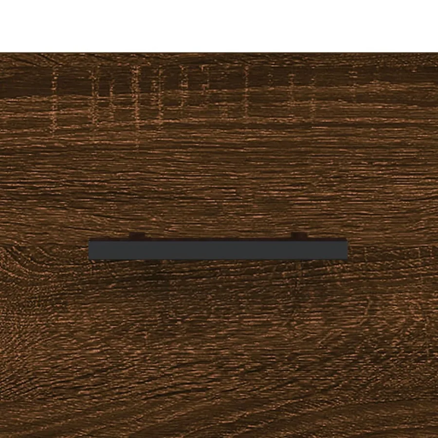 Table basse Chêne marron 50x50x40 cm Bois d'ingénierie - 9