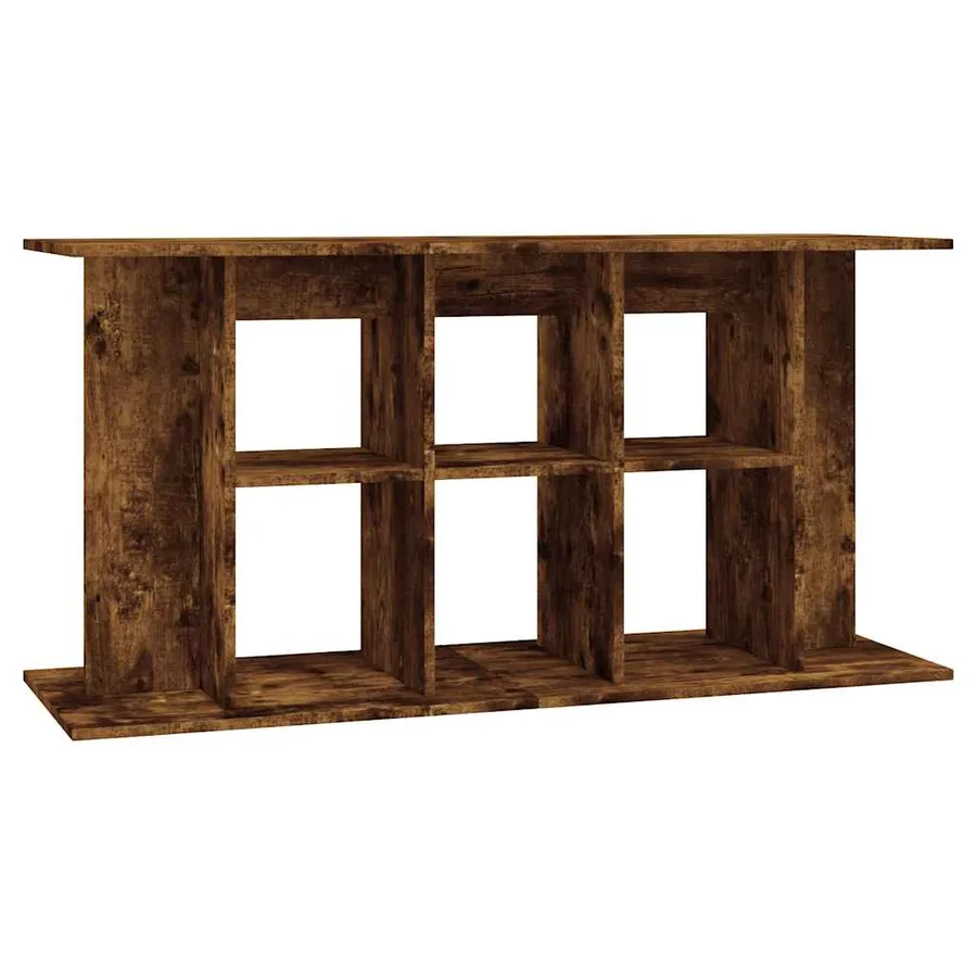 Support pour aquarium chêne fumé 120x40x60 cm bois d'ingénierie - 2