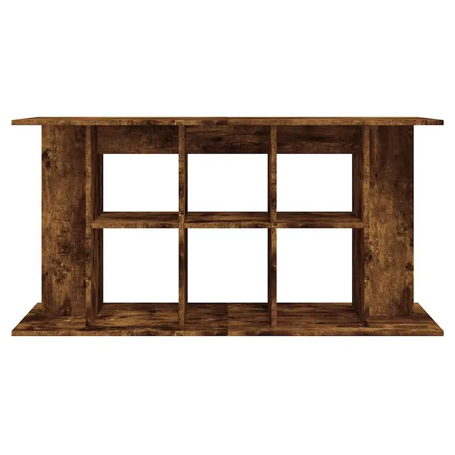 Support pour aquarium chêne fumé 120x40x60 cm bois d'ingénierie - 4