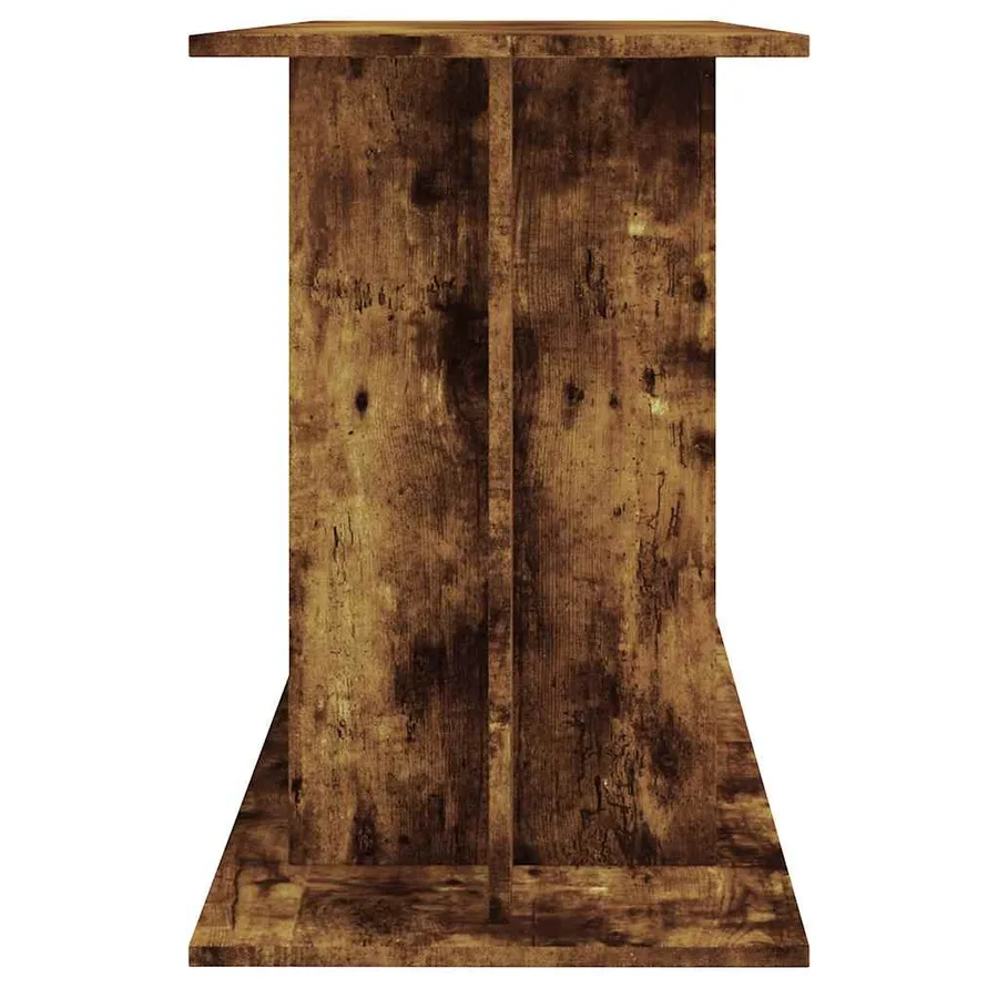 Support pour aquarium chêne fumé 120x40x60 cm bois d'ingénierie - 5