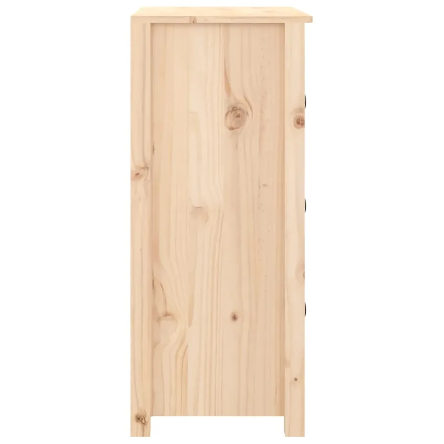 Buffet 70x35x80 cm bois massif de pin - 6