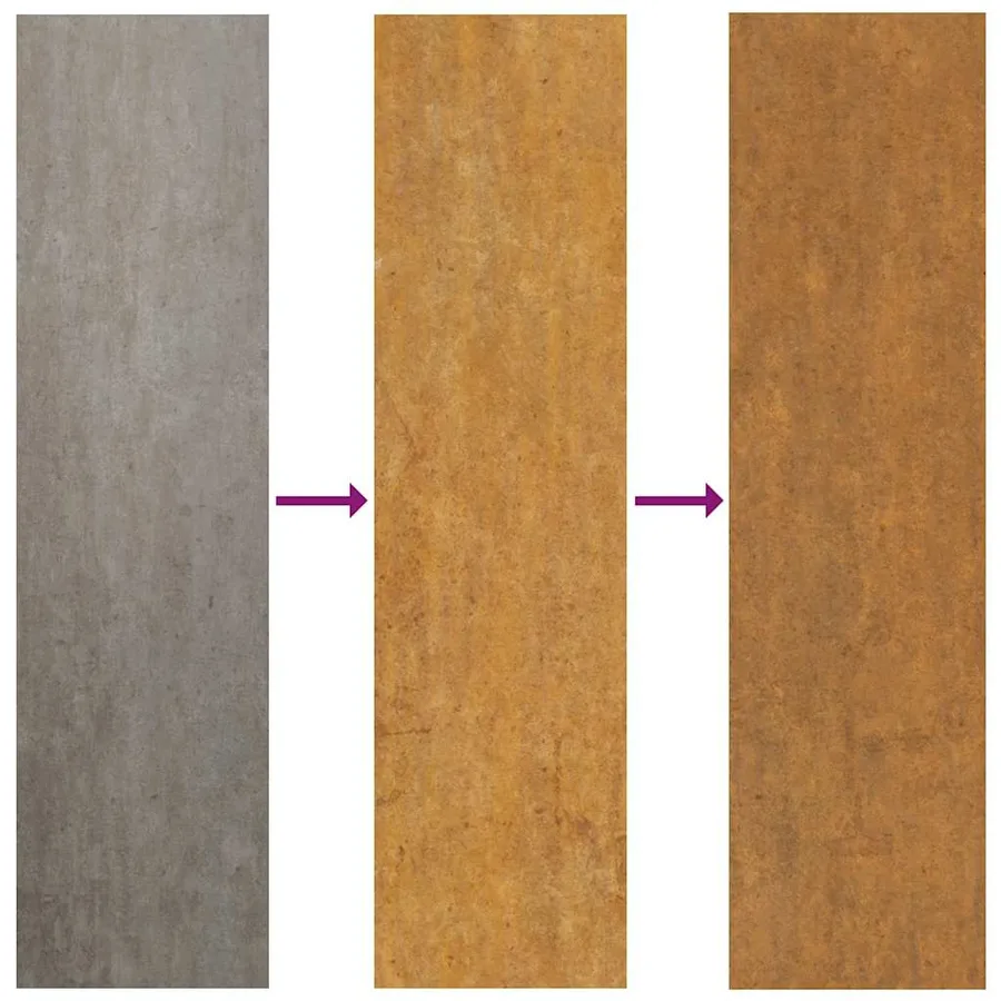 Jardinière surélevée 482 x 50 x 36 cm Acier Corten - 6