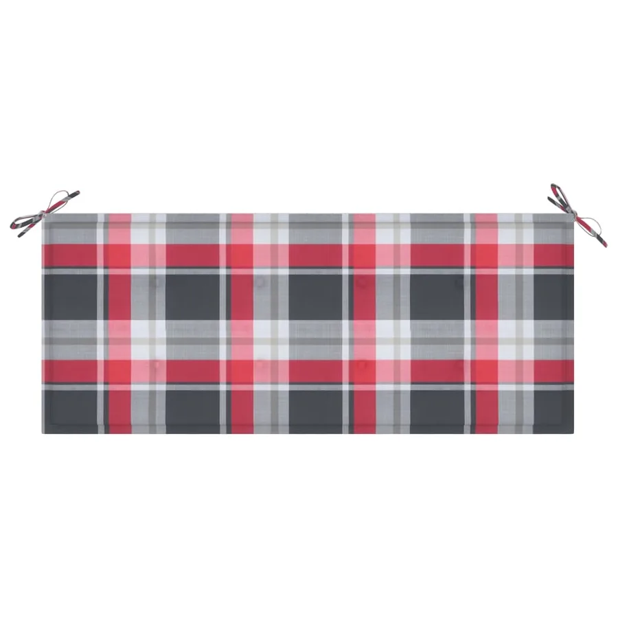 Banc de jardin avec coussin 120 cm Bambou - 6