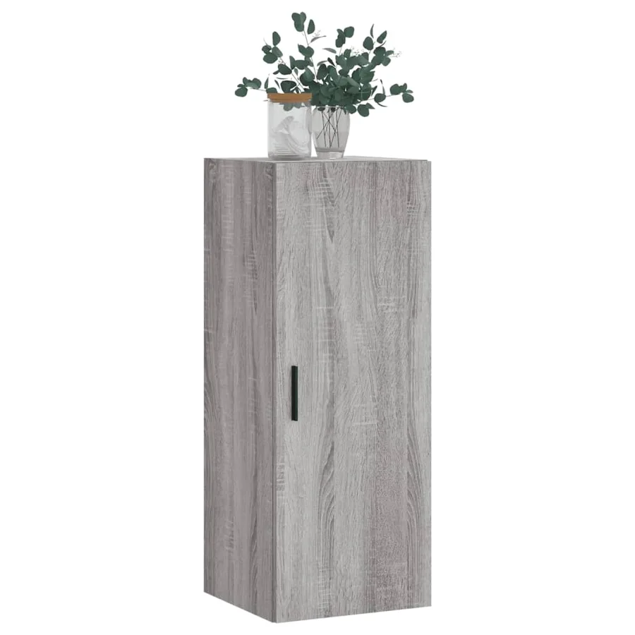 Armoire murale sonoma gris 34,5x34x90 cm - 4