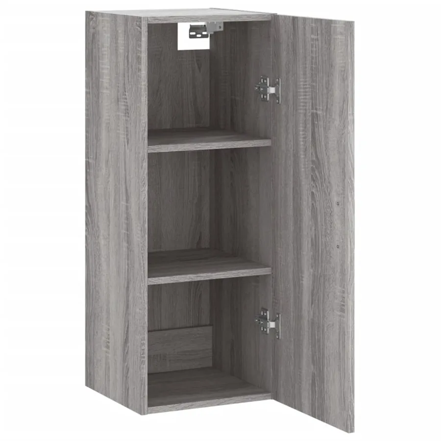Armoire murale sonoma gris 34,5x34x90 cm - 6
