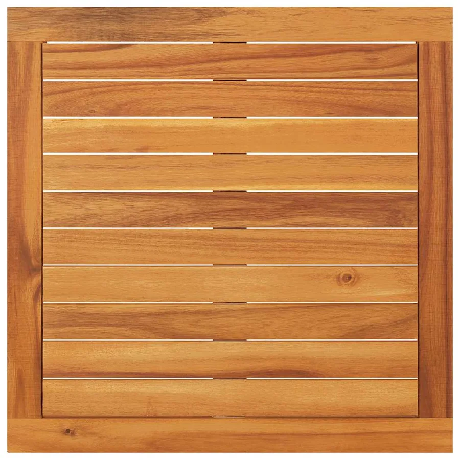 Salon de jardin 2 pcs avec coussins blanc crème Bois d'acacia - 9