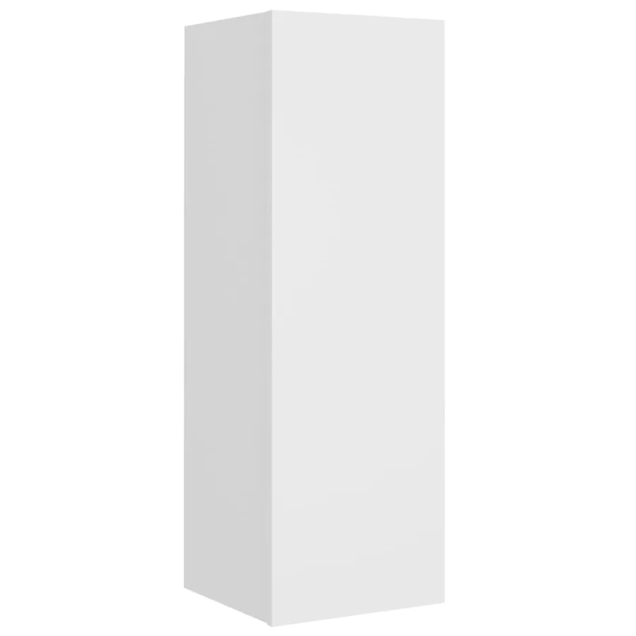 Ensemble de meubles TV 4 pcs Blanc Bois d'ingénierie - 7