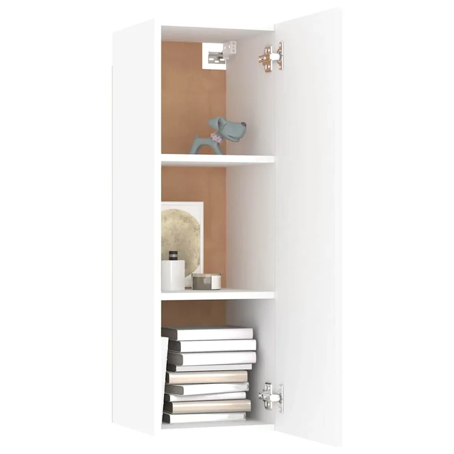 Ensemble de meubles TV 8 pcs Blanc Bois d'ingénierie - 5