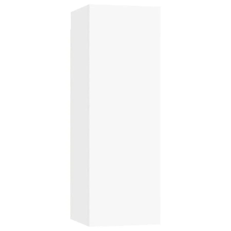 Ensemble de meubles TV 8 pcs Blanc Bois d'ingénierie - 8