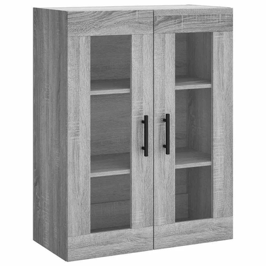 Armoire murale sonoma gris 69,5x34x90 cm - 2