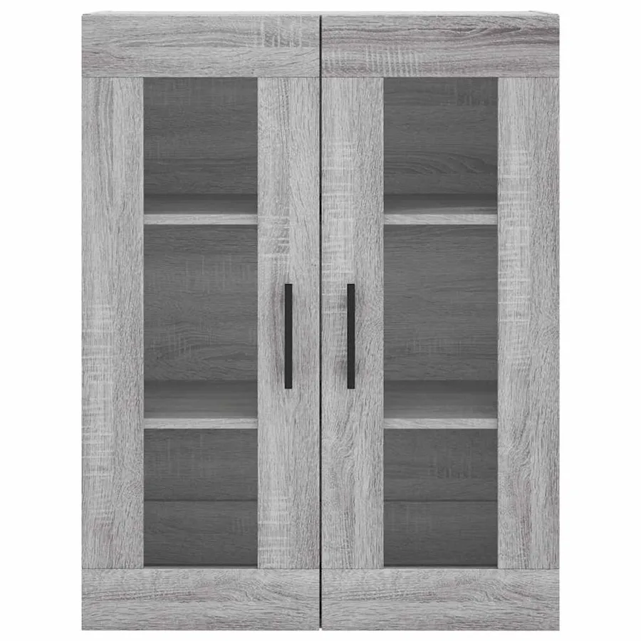 Armoire murale sonoma gris 69,5x34x90 cm - 7