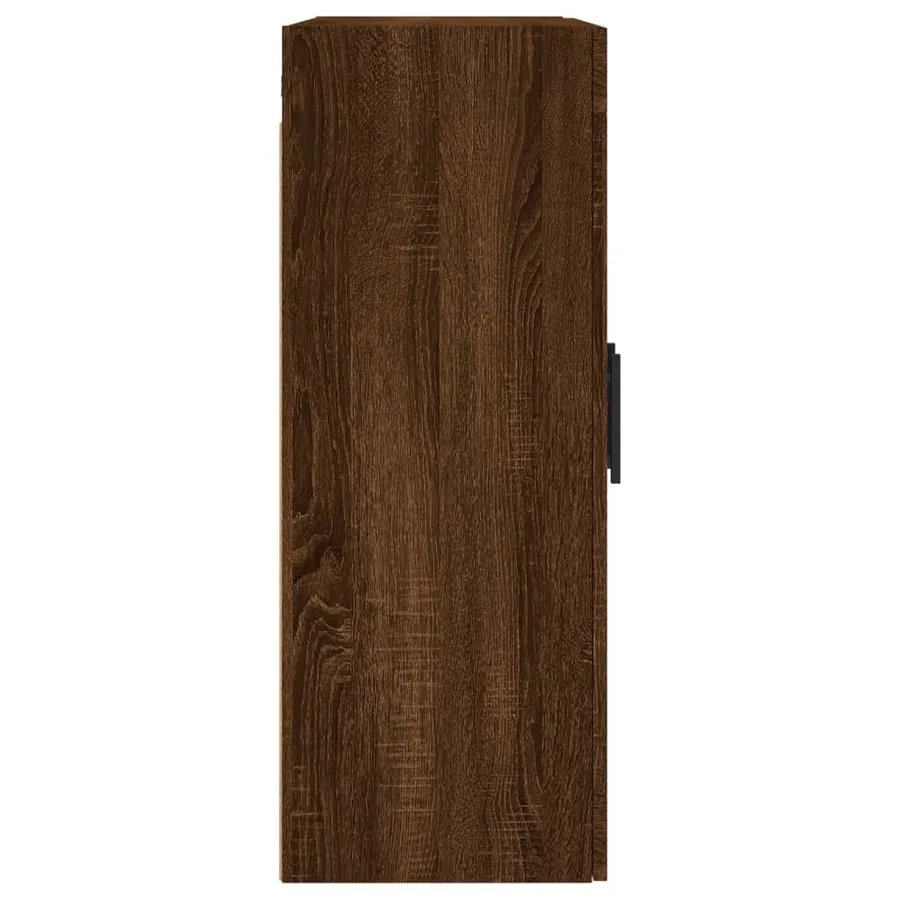 Armoires murales 2 pcs chêne marron bois d'ingénierie - 7