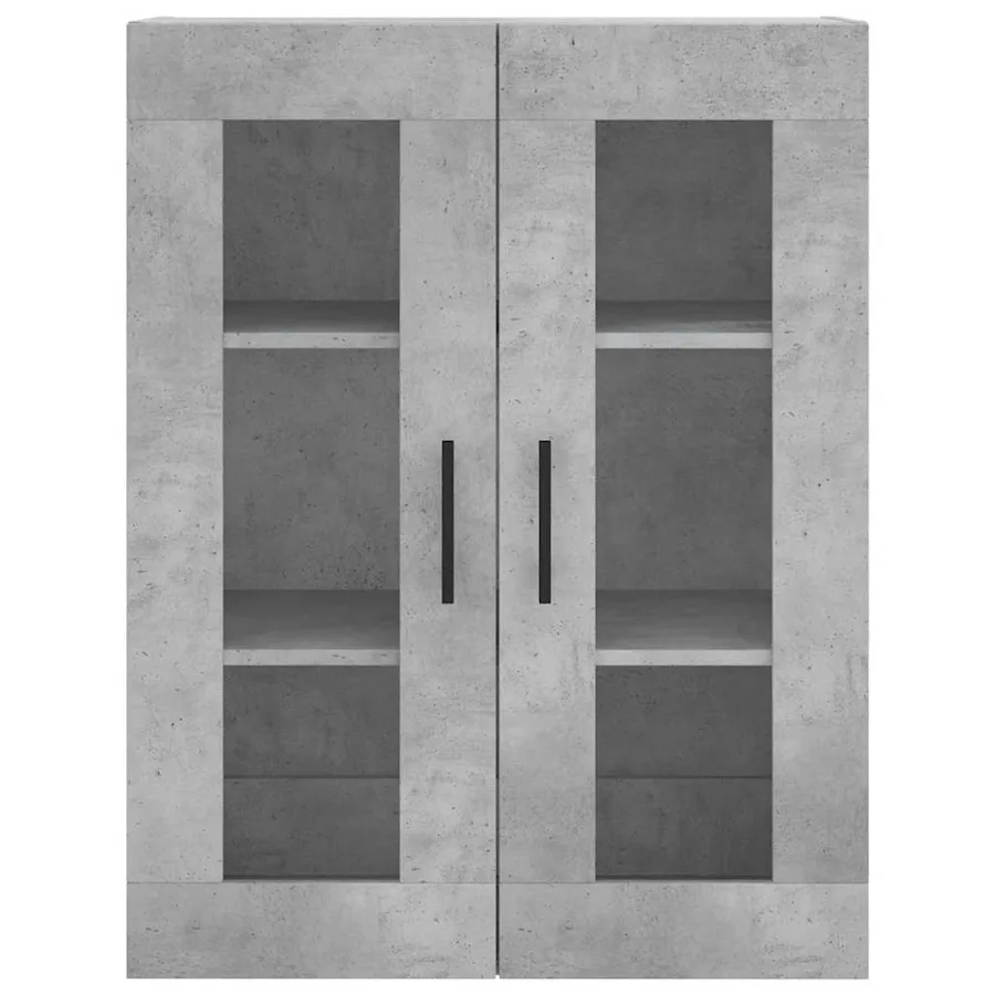 Armoire murale gris béton 69,5x34x90 cm - 7