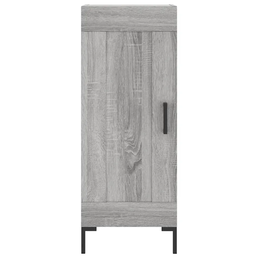 Buffet haut Sonoma gris 34,5x34x180 cm Bois d'ingénierie - 8