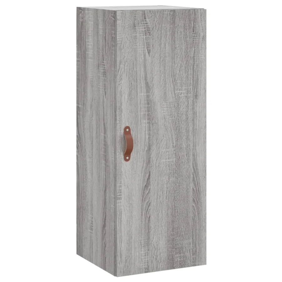 Armoire murale sonoma gris 34,5x34x90 cm - 2