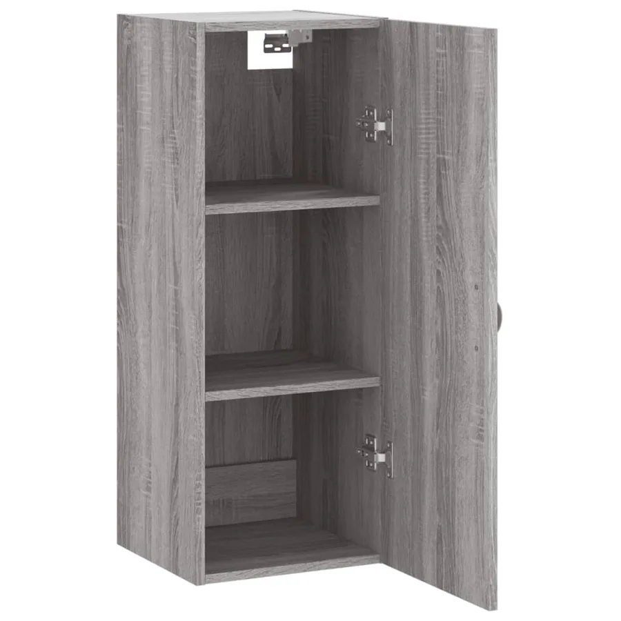Armoire murale sonoma gris 34,5x34x90 cm - 7