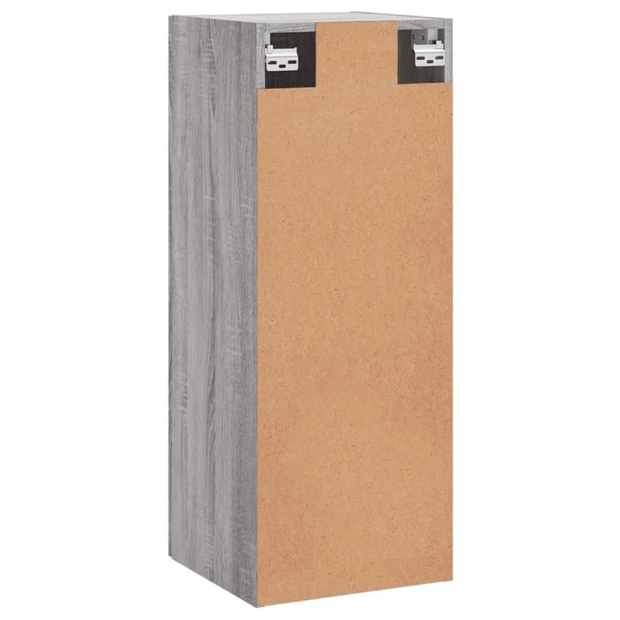 Armoire murale sonoma gris 34,5x34x90 cm - 9