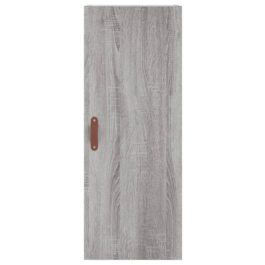 Buffet haut Sonoma gris 34,5x34x180 cm Bois d'ingénierie - 8