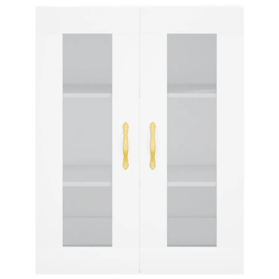 Armoire murale blanc 69,5x34x90 cm - 7