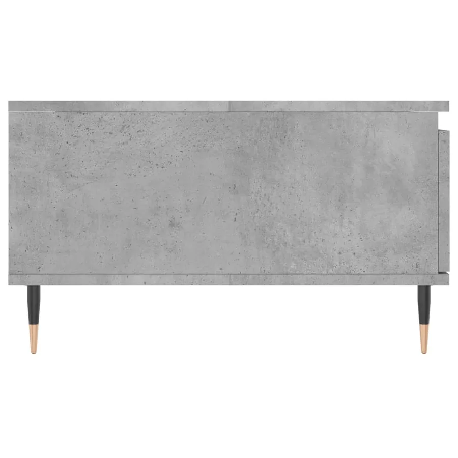 Table basse gris béton 90x60x35 cm bois d'ingénierie - 7