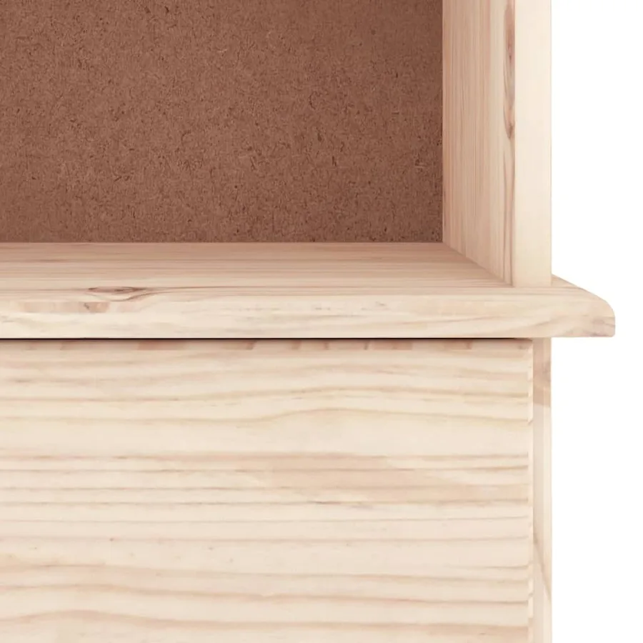 Bibliothèque avec tiroirs ALTA 60x35x142 cm bois massif de pin - 8