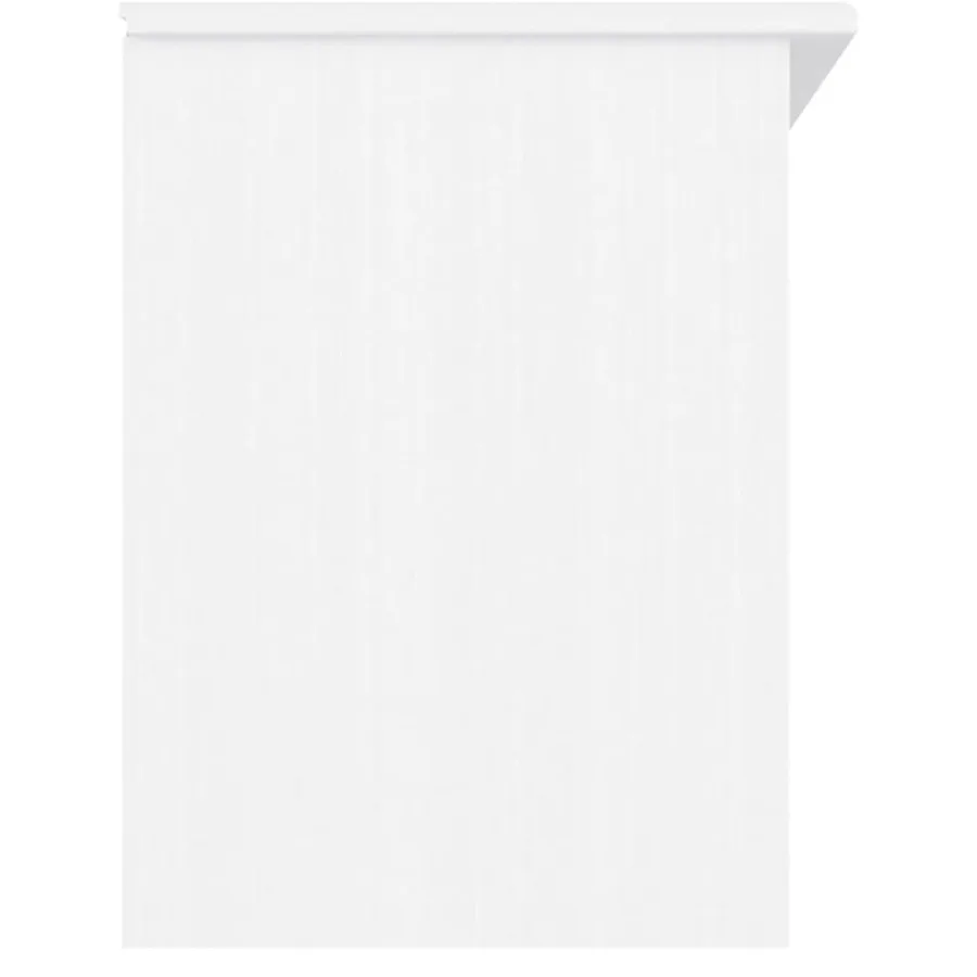 Banc à chaussures ALTA blanc 100x35x45 cm bois massif de pin - 4