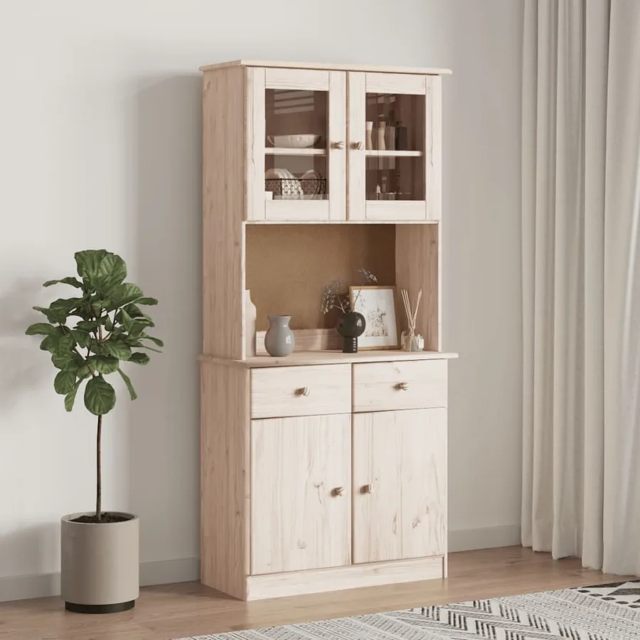 Dessus de commode ALTA 77x30x92 cm bois massif de pin - 3