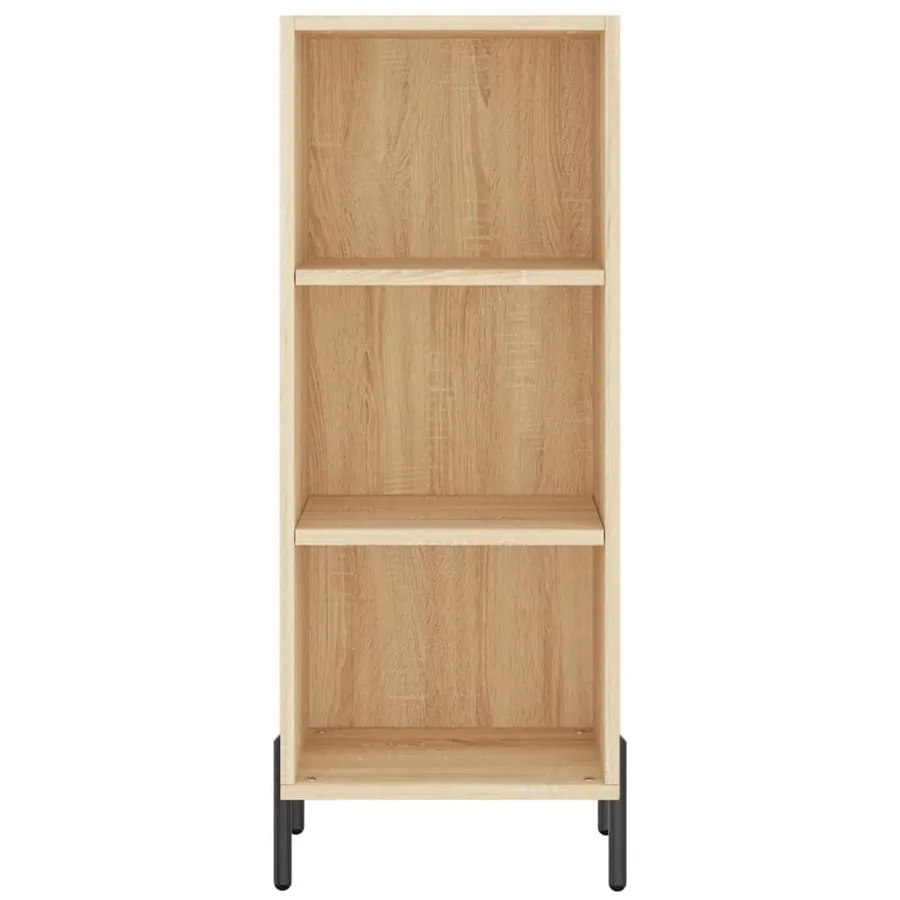 Buffet haut Chêne sonoma 34,5x34x180 cm Bois d'ingénierie - 5
