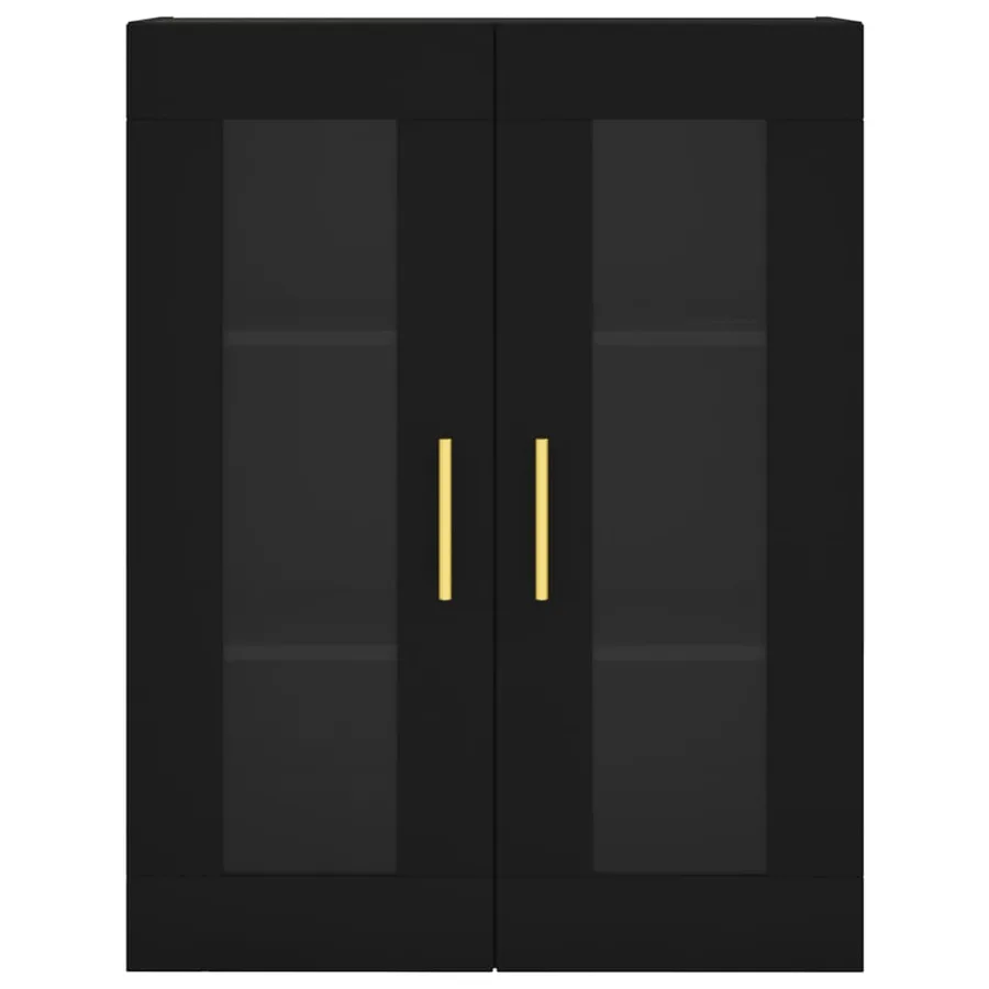 Armoire murale noir 69,5x34x90 cm - 7