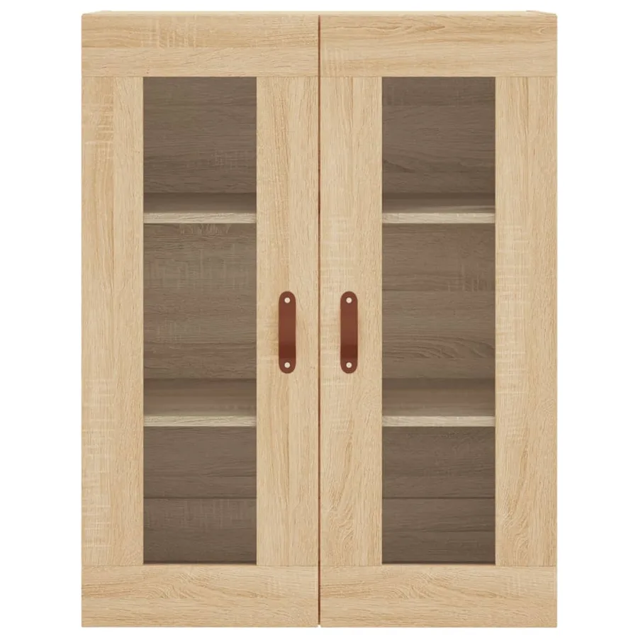 Buffet haut Chêne sonoma 69,5x34x180 cm Bois d'ingénierie - 5