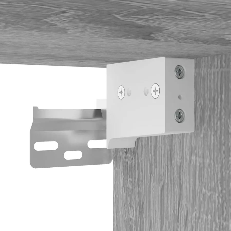 Armoire murale sonoma gris 69,5x34x90 cm - 11