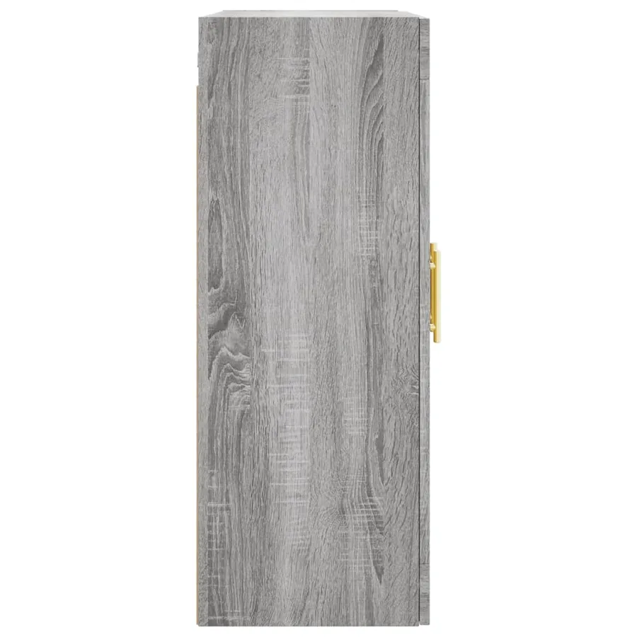 Armoire murale sonoma gris 69,5x34x90 cm - 8