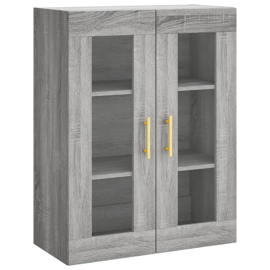 Armoires murales 2 pcs sonoma gris bois d'ingénierie - 5